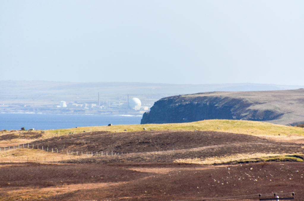 Dounreay in the distance